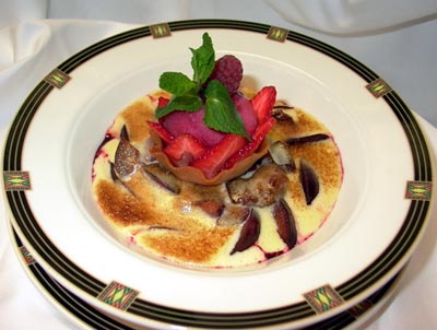 Gratin prunes