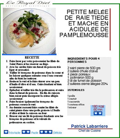 FT salade raie