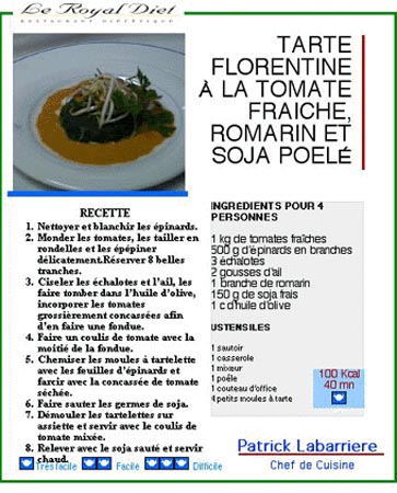 FT tarte florentine
